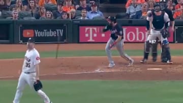 Adam Eaton has NSFW reaction to popping out to Justin Verlander.