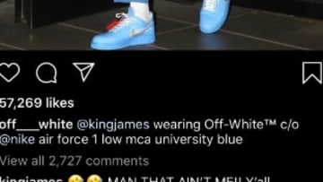 Fashion Instagram account tags LeBron James in a photo of Nick Young by mistake.