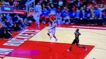 PJ Tucker inexcusably misses a wide-open layup against Clippers on Wednesday.