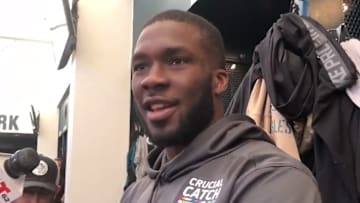 Nelson Agholor denies having the much-publicized burner account on Thursday.