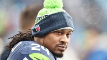 Newly Signed Seattle Seahawks Running Back Marshawn Lynch