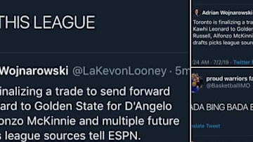 Warriors fans actually fell for a fake Adrian Wojnarowski Twitter account.