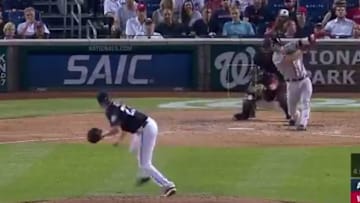 Josh Donaldson breaks things open with a three-run homer on Tuesday against Nationals.
