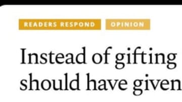 One Baltimore Ravens fan wasn't too pleased with Lamar Jackson's gift giving this year.