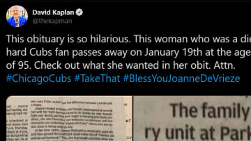 A Chicago Cubs fan managed to roast the Ricketts family from beyond the grave.