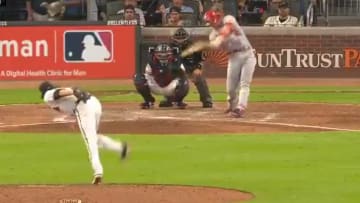 Paul Goldschmidt hits massive solo homer to cut deficit to Braves to 3-2 on Thursday.
