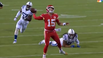 Patrick Mahome pulls off ridiculous touchdown pass vs Colts on Sunday.
