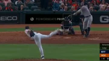 Aaron Judge hits a two-run homer off Justin Verlander to give Yankees a 2-1 lead over the Astros.