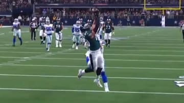 Dallas Goedert puts Eagles on the board with leaping touchdown grab on Sunday vs Cowboys.