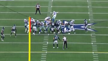 Brett Maher kicks Cowboys-record 63-yard field goal on Sunday vs Eagles.