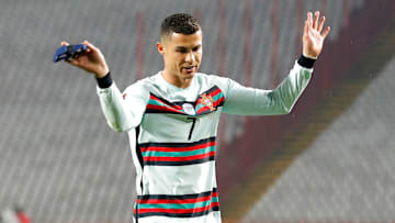 Cristiano Ronaldo a explosé de rage à la fin du match. 