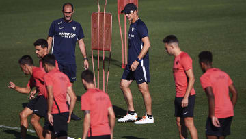 Sevilla FC Training And Press Conference