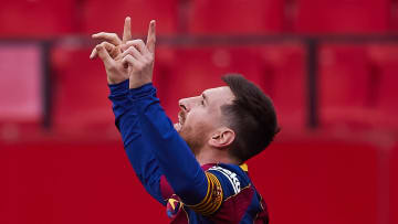 Sevilla FC v FC Barcelona - La Liga Santander - Lionel Messi volvió a marcar.