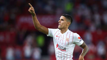 Lamela con Sevilla