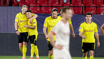El Borussia Dortmund con Haaland como estrella derrotó al Sevilla