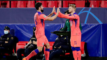 Olivier Giroud dan Timo Werner