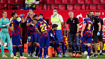 Barcelona bermain imbang 2-2 saat menantang Atletico Madrid di pekan ke-33 La Liga