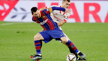 Barcelona e Sevilla querem uma vaga na final da Copa do Rei. 