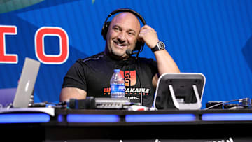 Jay Glazer at the Super Bowl.