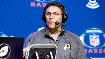Ron Rivera is holding a yard sale to sell all of his Panthers belongings for charity.