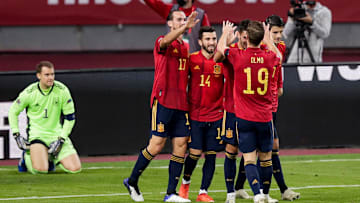 Alvaro Morata, Dani Olmo, Fabian Ruiz, Ferran Torres