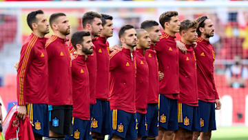España en el amistoso que le enfrentó a Portugal