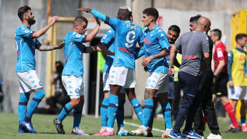 La gioia del Napoli a La Spezia 