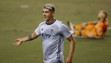 Alan Pulido - Sporting Kansas City v Houston Dynamo