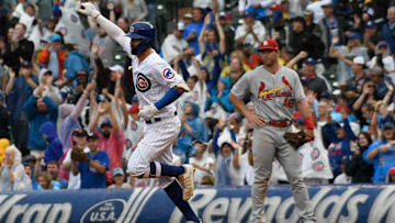 Nicholas Castellanos mashes a home run for the Chicago Cubs
