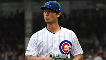 Yu Darvish en juego de temporada regular de la MLB entre Cardenales y Cachorros