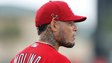 St Louis Cardinals catcher Yadier Molina