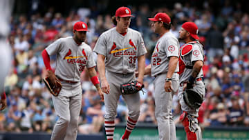St Louis Cardinals pitcher Miles Mikolas could miss some time due to injury.