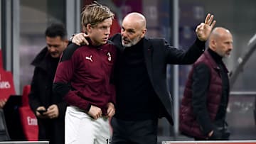 Stefano Pioli e Jens Petter Hauge