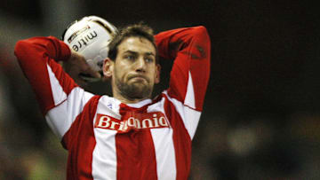 Stoke City's Irish midfielder Rory Delap