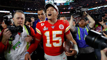 Patrick Mahomes named Super Bowl LIV MVP.