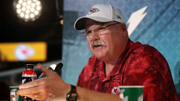 Chiefs head coach Andy Reid has perfect comparison for his relationship with his grandkids.