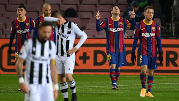 Messi scored the winner against Levante