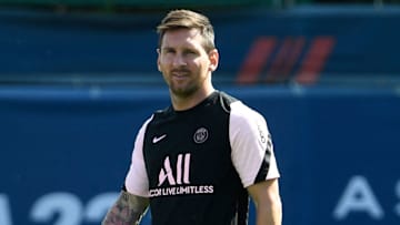 Lionel Messi a repris l'entraînement jeudi avec ses nouveaux coéquipiers du PSG. 