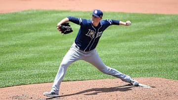 El lanzador trabajó cinco innings contra los Yankees en la serie divisional