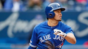 El venezolano participó en cinco juegos con Toronto el año pasado en la MLB