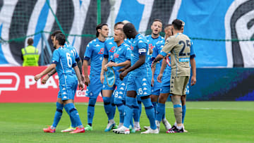Un'esultanza del Napoli