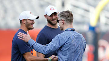 Chicago Bears GM Ryan Pace with QB Mitchell Trubisky