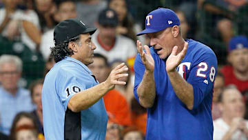 Texas Rangers manager Jeff Banister