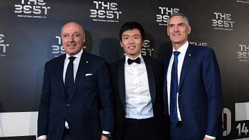 Beppe Marotta, Steven Zhang e Alessandro Antonello Beppe Marotta, Steven Zhang e Alessandro Antonello