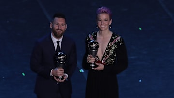Leo Messi e Megan Rapinoe, The Best FIFA Football Awards 2019 - Show