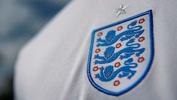 The England International Badge on their Home Shirt