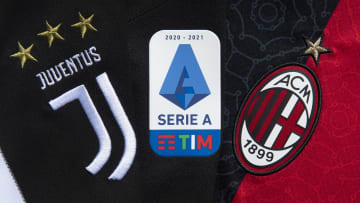 I loghi di Juventus e Milan 