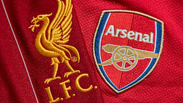 The Liverpool and Arsenal Club Crests