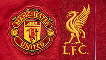 The Liverpool and Manchester United Club Crests