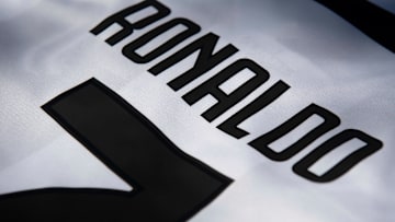 The Number Seven Juventus Shirt of Cristiano Ronaldo